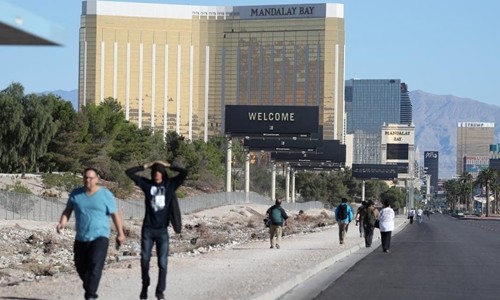 Mandalay Bay Resort and Casino ở Las Vegas. Ảnh:Reuters