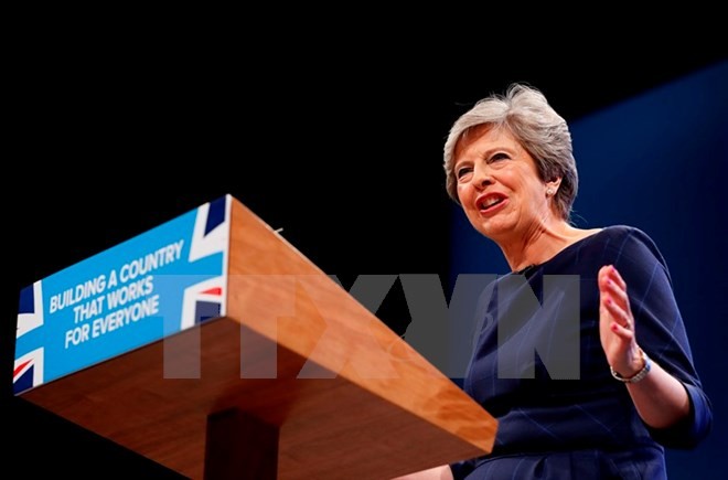 Thủ tướng Anh Theresa May. (Nguồn: THX/TTXVN)