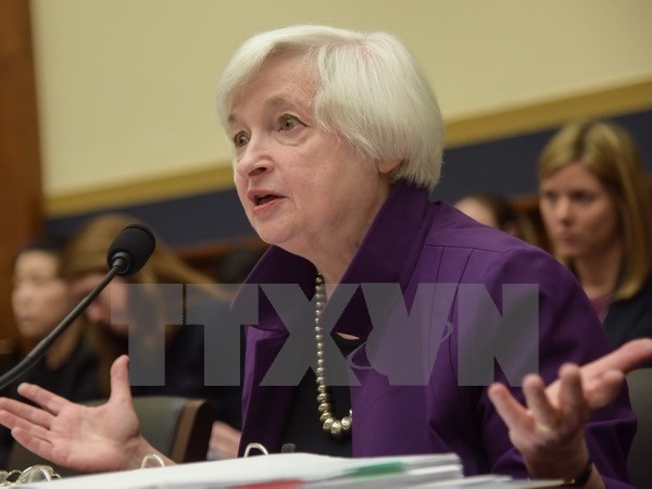 Chủ tịch Cục Dự trữ Liên bang Mỹ Janet Yellen. (Nguồn: THX/TTXVN)