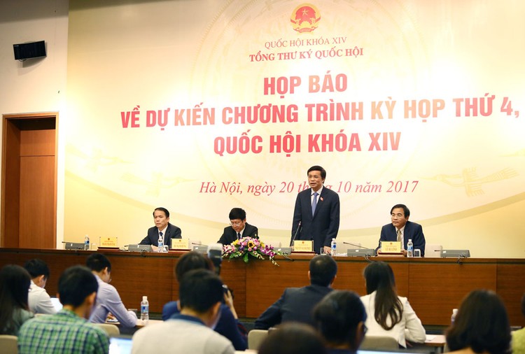 Kỳ họp thứ 4, Quốc hội khóa XIV sẽ cho ý kiến lần đầu về Dự thảo Luật Đơn vị hành chính - kinh tế đặc biệt. Ảnh: Lê Tiên