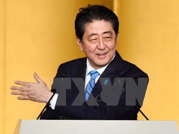 Thủ tướng Nhật Bản Shinzo Abe. (Nguồn: Kyodo/TTXVN)