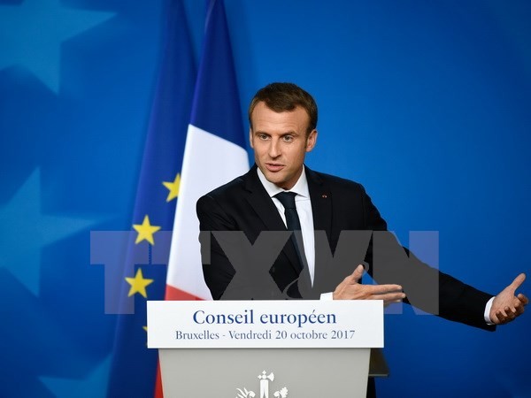 Tổng thống Pháp Emmanuel Macron. (Nguồn: AFP/TTXVN)