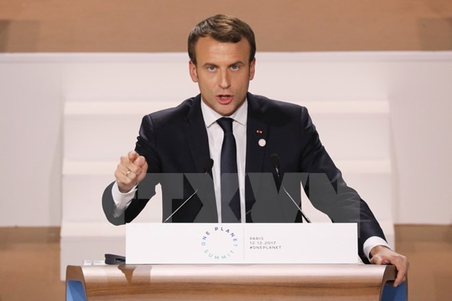 Tổng thống Pháp Emmanuel Macron. (Ảnh: AFP/TTXVN)