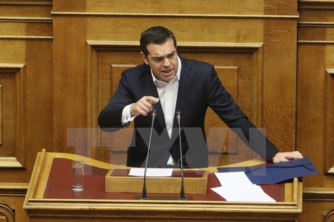 Thủ tướng Hy Lạp Alexis Tsipras. (Nguồn: THX/TTXVN)