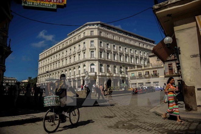 Một góc đường phố ở thủ đô La Habana, Cuba. (Nguồn: AFP/TTXVN)