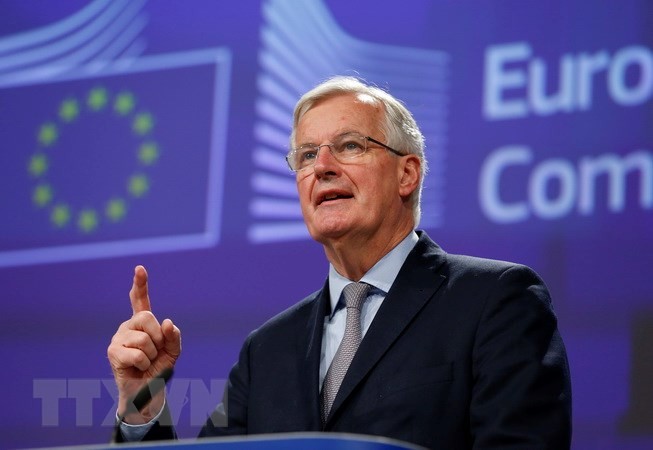 Trưởng đoàn đàm phán EU Michel Barnier. (Nguồn: AFP/TTXVN)