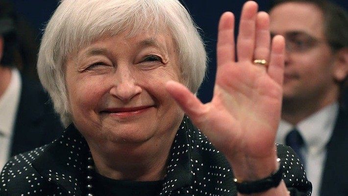 Bà Janet Yellen sẽ chính thức rời cương vị Chủ tịch FED vào cuối tuần này - Ảnh:Getty.