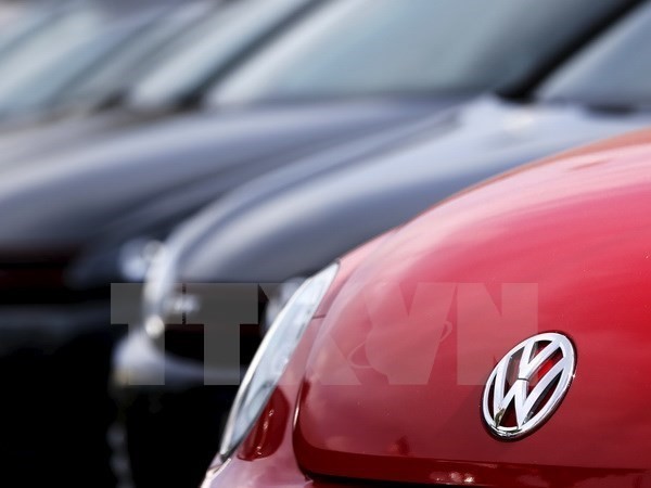 Các mẫu xe của hãng Volkswagen. (Ảnh: Reuters/TTXVN)