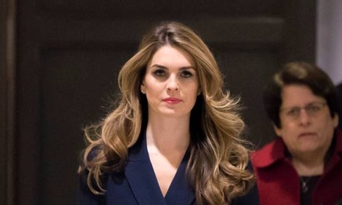 Giám đốc truyền thông Nhà Trắng Hope Hicks. Ảnh:AP.