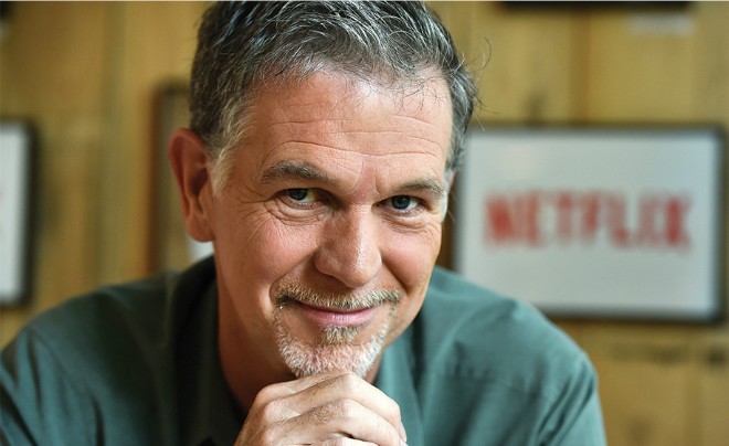 CEO NetflixReed Hastings. Ảnh:Newscom.