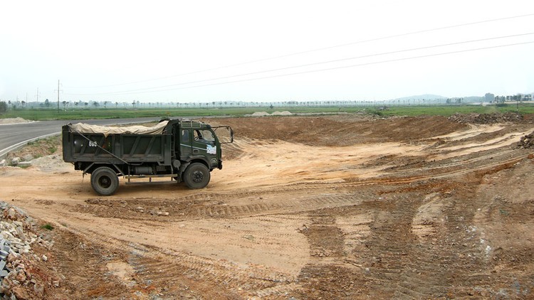 Công ty CP Đầu tư Bác Nguyên Lạng Sơn là chủ đầu tư của Dự án Xây dựng hạ tầng Cụm công nghiệp Hợp Thành từ 10 năm trước. Ảnh: Gia Khoa