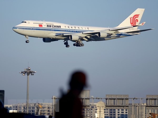 Máy bay của Hãng hàng không Air China. (Nguồn: AFP/TTXVN)