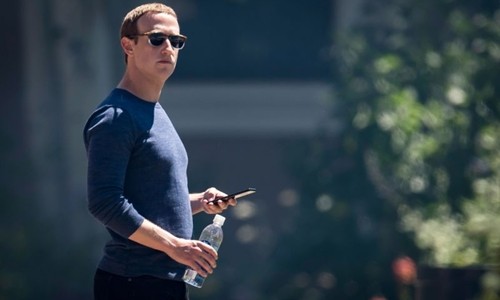 CEO kiêm Chủ tịch Facebook - Mark Zuckerberg. Ảnh: CNBC