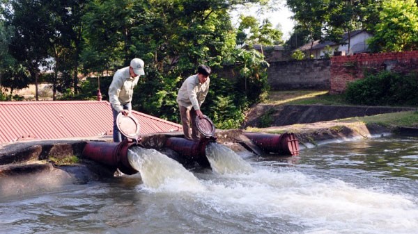 Gói thầu “Xây lắp + Thiết bị khu đầu mối” thuộc Dự án Cải tạo hệ thống tiêu nội đồng tỉnh Vĩnh Phúc. Ảnh minh họa: Internet