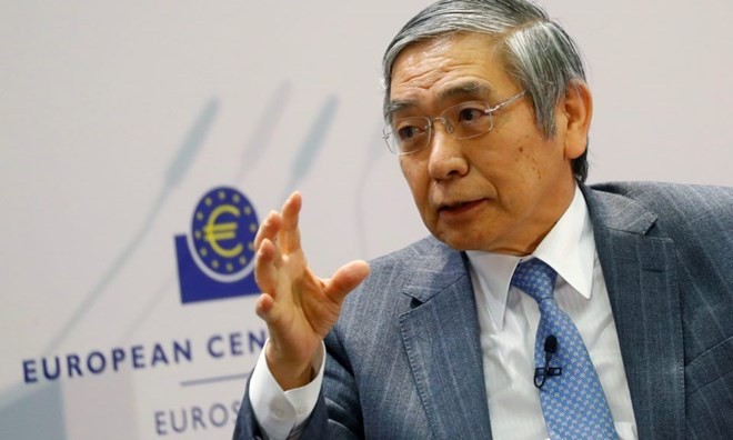 Thống đốc Ngân hàng trung ương Nhật Bản (BOJ) Haruhiko Kuroda. (Nguồn: Asia Times)