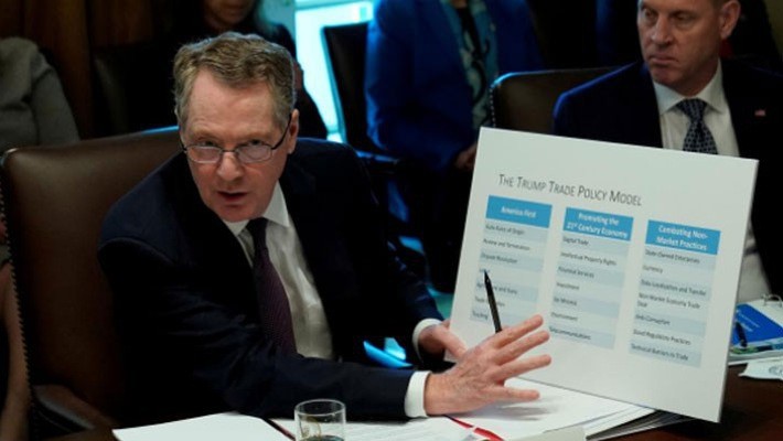 Đại diện thương mại Mỹ Robert Lighthizer - Ảnh: Reuters.