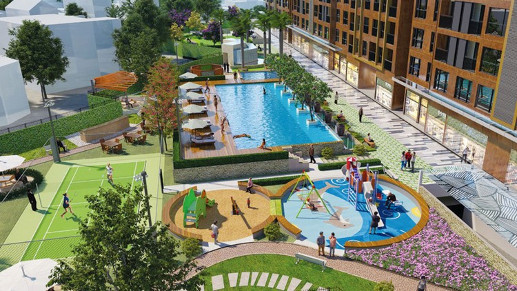 Dự án Đức Long Golden Land (Quận 7, TP.HCM) được triển khai trên khu đất gần 11.000 m2. Ảnh: Đức Long