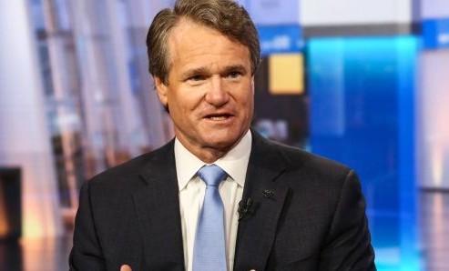 Giám đốc điều hành của Bank of America, Brian Moynihan. Ảnh:Bloomberg