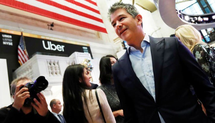 Cựu CEO Uber, ông Travis Kalanick - Ảnh: Reuters.