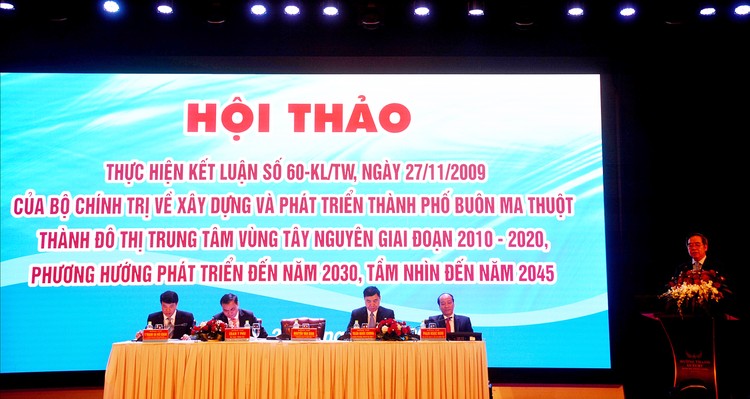 Tổng kết 10 năm thực hiện Kết luận 60-KL/TW cho thấy, tình hình phát triển kinh tế - xã hội của thành phố Buôn Ma Thuột có bước phát triển khá, cơ bản đạt các chỉ tiêu đề ra.