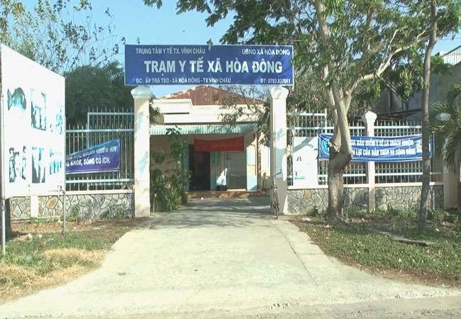 Trạm Y tế xã Hoà Đông, thị trấn Vĩnh Châu được HĐND tỉnh Sóc Trăng điều chỉnh từ hình thức xây mới sang hình thức sửa chữa, cải tạo, nâng cấp