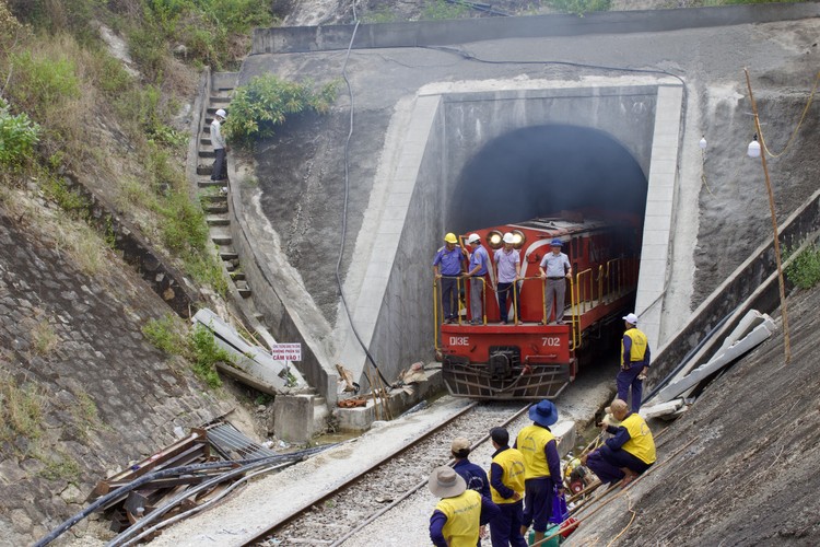 Sự cố sạt lở hầm đường sắt Chí Thạnh đã được Tập đoàn Đèo Cả khắc phục xong