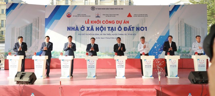 Dự án nhà ở xã hội tại ô đất NO1 Hạ Đình cao 25 tầng với quy mô dân số 1.230 người