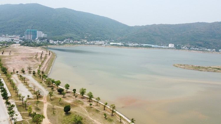 Hạ tầng đã được thi công tại Khu đô thị Hồ Phú Hòa 