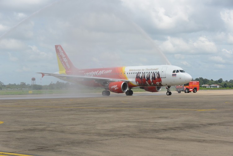 Vietjet khai trương đường bay Băng Cốc – Ubon Ratchathani 