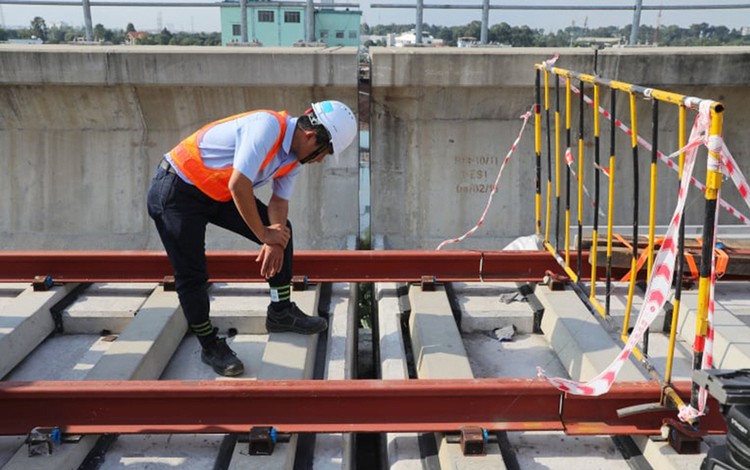 Thành lập tổ điều tra sự cố dầm cầu cạn tuyến Metro số 1. Ảnh: Internet