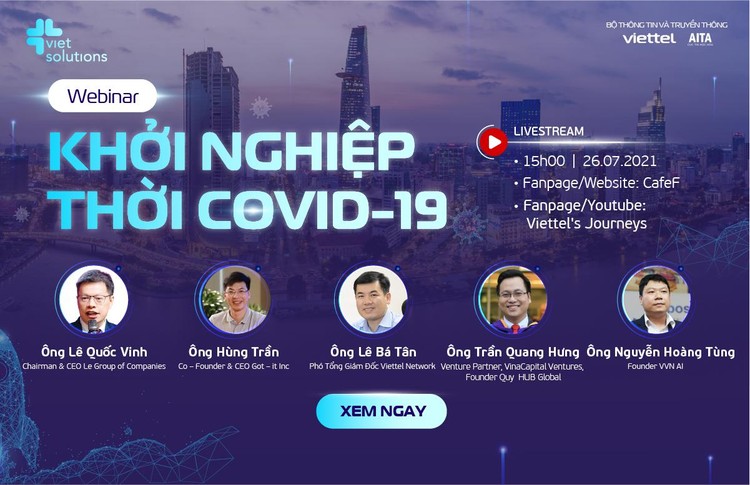 Hai hội thảo trực tuyến đặc biệt tìm lối đi cho startup thời Covid-19