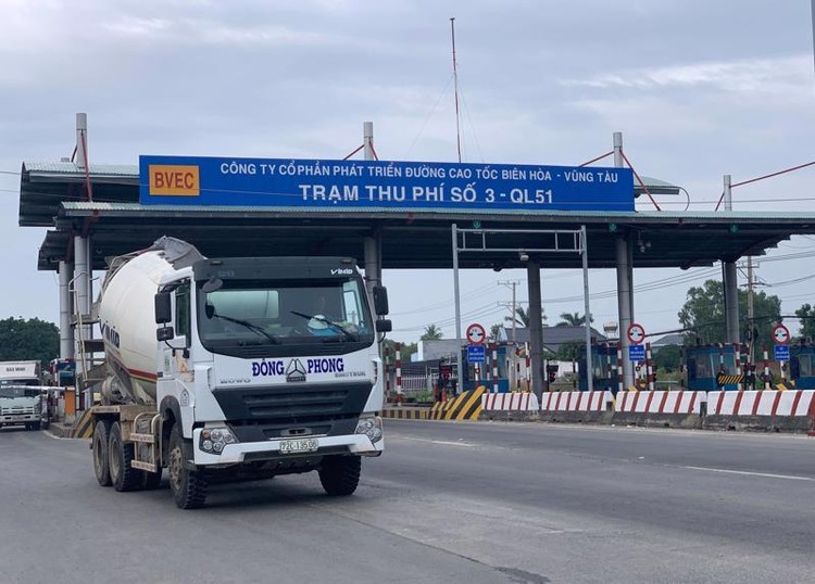 Lưu lượng xe thực tế của dự án BOT Quốc lộ 51 tăng cao so với tính toán nên thời gian thu phí hoàn vốn sẽ kết thúc sớm.