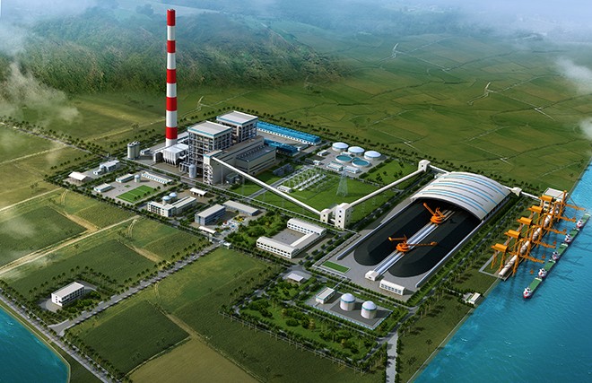 Phối cảnh Nhà máy Nhiệt điện An Khánh - Bắc Giang.