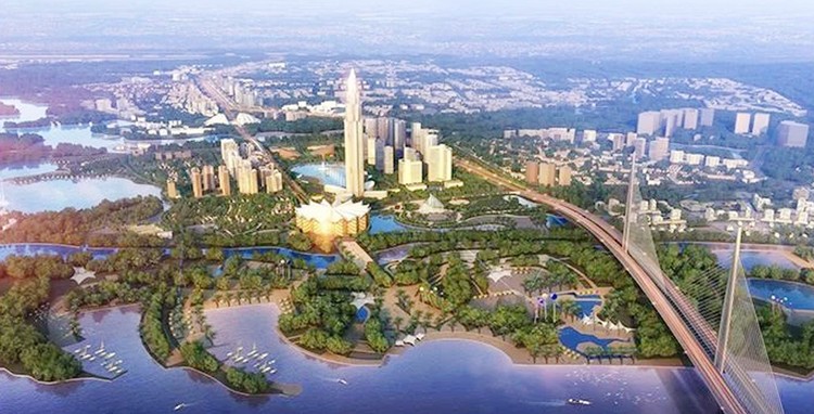 Chính phủ trình phương án lập 2 thành phố mới của Hà Nội nằm ở phía bắc sông Hồng và phía tây. Ảnh chỉ mang tính minh họa. Nguồn Internet