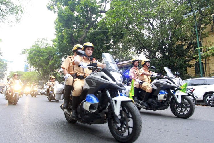 Lực lượng Cảnh sát giao thông tăng cường tuần tra, kiểm soát, xử lý vi phạm, bảo đảm trật tự an toàn giao thông