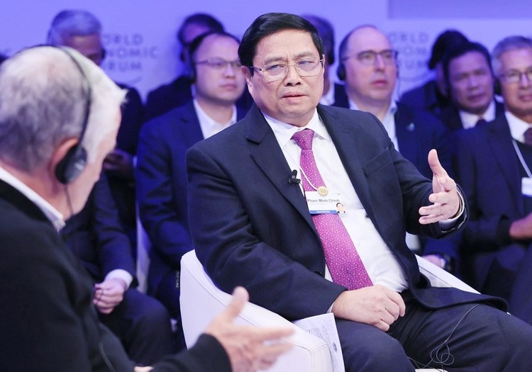 Phiên đối thoại chính sách của Thủ tướng Phạm Minh Chính được WEF đề xuất, xác định là một phiên điểm nhấn tại Hội nghị. 