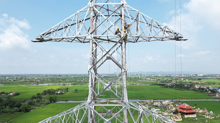 Thi công đường dây 500kV mạch 3