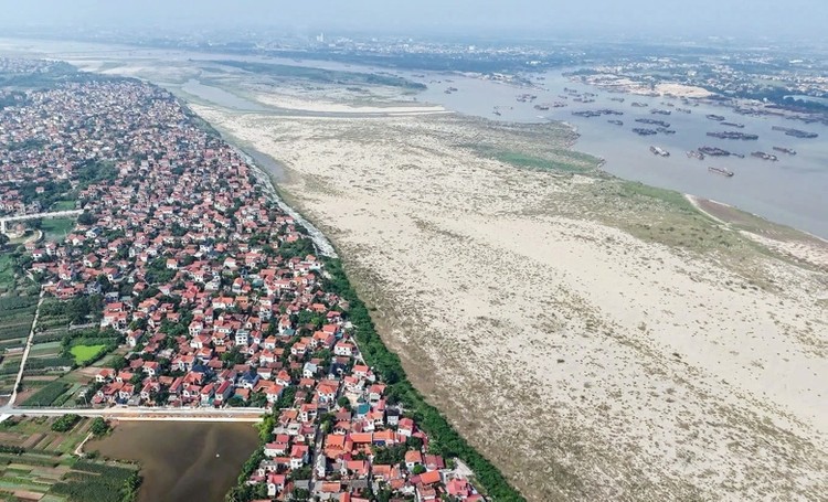 Mỏ cát Châu Sơn ở huyện Ba Vì, Hà Nội