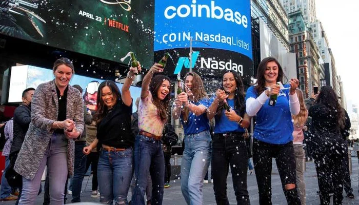 Coinbase vừa có IPO lịch sử trong giới tiền ảo - Ảnh: CNN