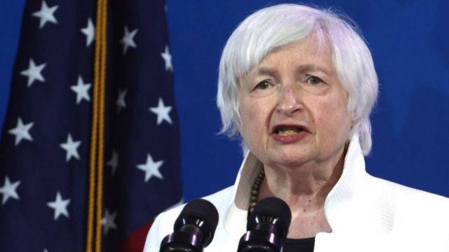 Bộ trưởng Bộ Tài chính Mỹ Janet Yellen - Ảnh: BBC.