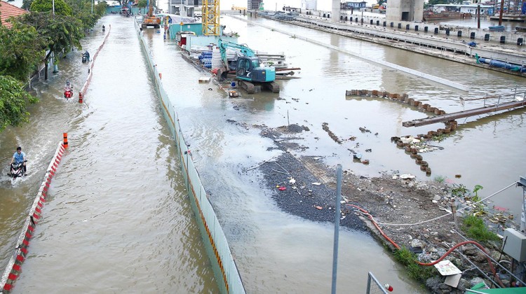 Tỷ lệ giải ngân vốn đầu tư công của nhiều tỉnh, thành khu vực phía Nam hiện rất thấp. Ảnh: Song Lê