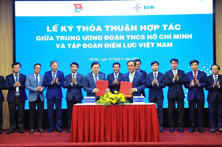 Thỏa thuận hợp tác giữa EVN và Trung ương Đoàn là cơ sở để hai bên đưa hoạt động sử dụng điện tiết kiệm, hiệu quả vào cuộc sống