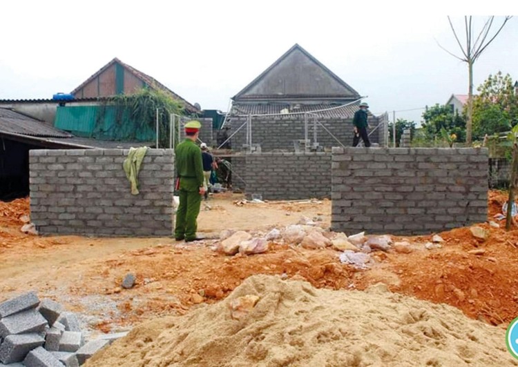 Công trình kiên cố được xây dựng tại mặt bằng tuyến cao tốc Bắc - Nam phía Đông đoạn qua tỉnh Quảng Bình. Ảnh: Minh Đông