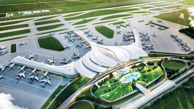 Gói thầu số 5.10 của Dự án thành phần 3 sân bay quốc tế Long Thành (giai đoạn I) có giá 35.233,712 tỷ đồng, được mời thầu rộng rãi quốc tế từ tháng 9/2022. Ảnh: Hoài Tâm
