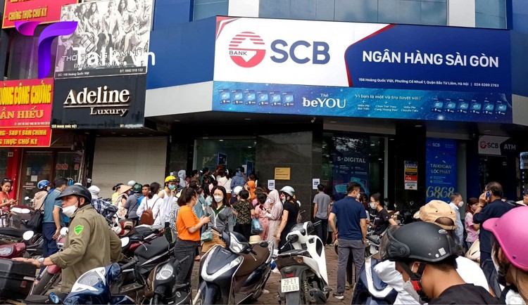 Tình trạng mất thanh khoản của SCB năm 2022 được phát hiện ở giai đoạn quá muộn. Ảnh: SL