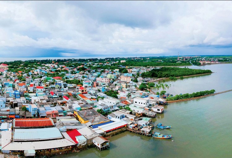 Dự án Cảng trung chuyển quốc tế Cần Giờ là hạt nhân trong hoạch định phát triển kinh tế biển của TP.HCM. Ảnh: Ngọc Dương