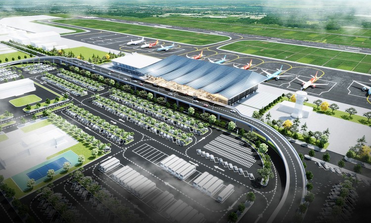Phối cảnh Dự án nâng cấp Cảng hàng không Đồng Hới