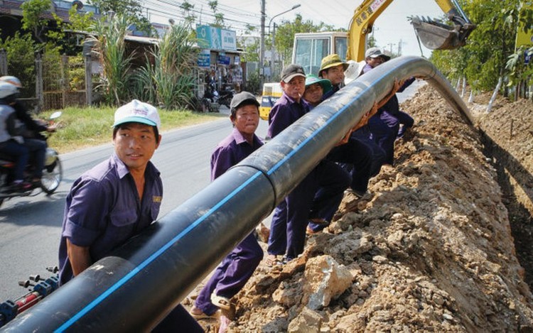 Gói thầu Xây dựng, lắp đặt tuyến ống cấp nước tại Bà Rịa - Vũng Tàu có giá 12,073 tỷ đồng. Ảnh minh họa: Tường Lâm