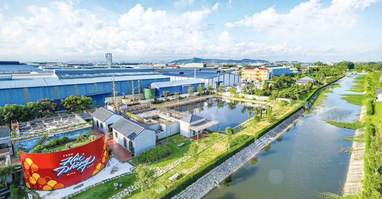 Khu công nghiệp Nam Cầu Kiền (Hải Phòng) do tư nhân đầu tư đạt tiêu chí khu công nghiệp sinh thái