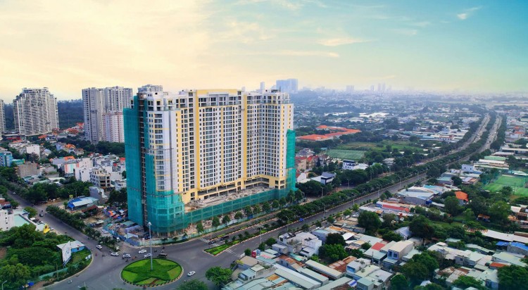 Dự án Chung cư A2-1 Chí Linh (Vung Tau Centre Point) gồm 595 căn hộ, 2 sàn thương mại khoảng 4.100 m2. Ảnh: Thanh Huyền